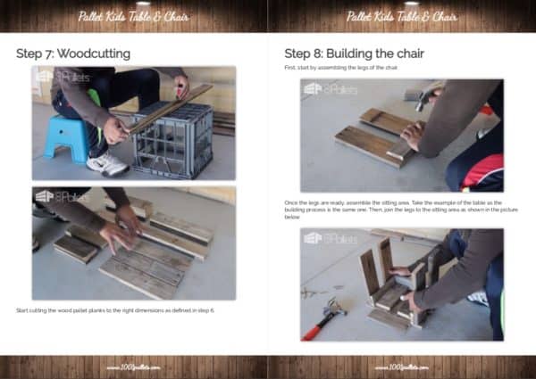 Pallet Kids Table & Chair English Tutorials Furniture Pallet Kids Table & Chair English Tutorials Furniture