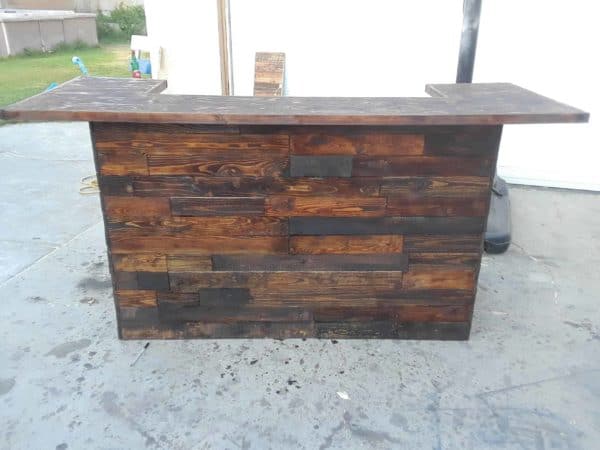 Our Rustic Family Pallet Furniture Pallet Bars Pallet Furniture 