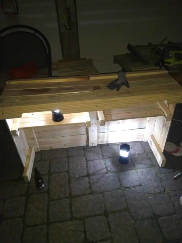 Pallet Desk Hutch Pallet Bookcases & Bookshelves Pallet Desks & Pallet Tables 