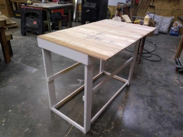 Pallet Wood Bar with Three Shelves Pallet Bars Pallet Wood Bar with Three Shelves Pallet Bars