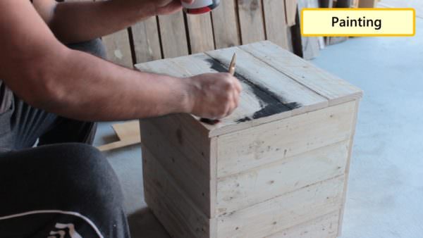 Diy – Pallet Dice Sitting Stool Pallet Benches, Pallet Chairs & Stools 