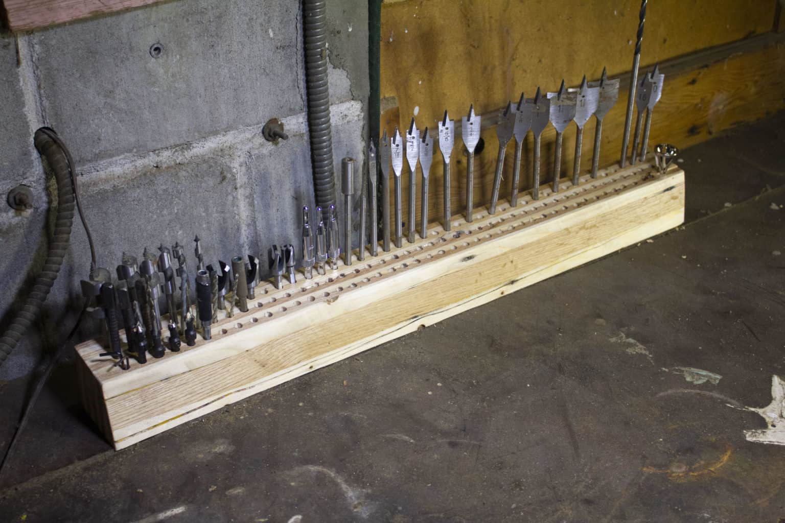 Drill Bit Organizer Pallet Wood Project • 1001 Pallets