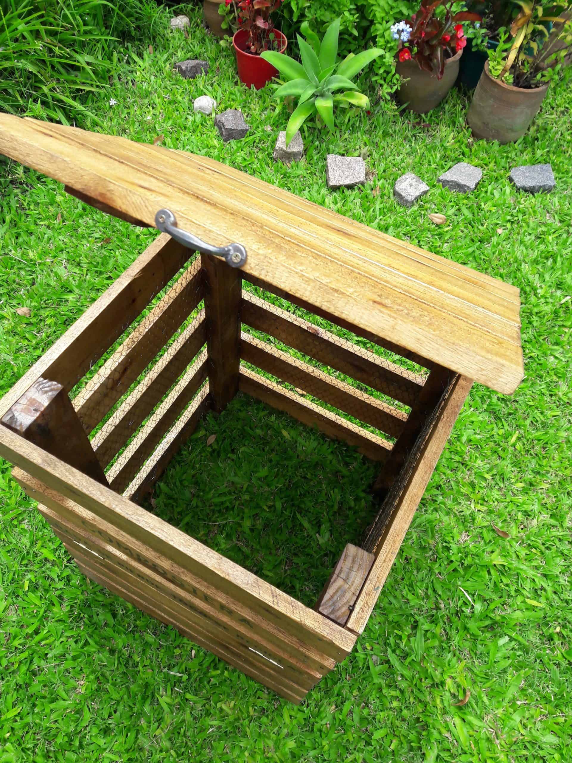 Compost Bin Made from Recycled Pallet Wood • 1001 Pallets
