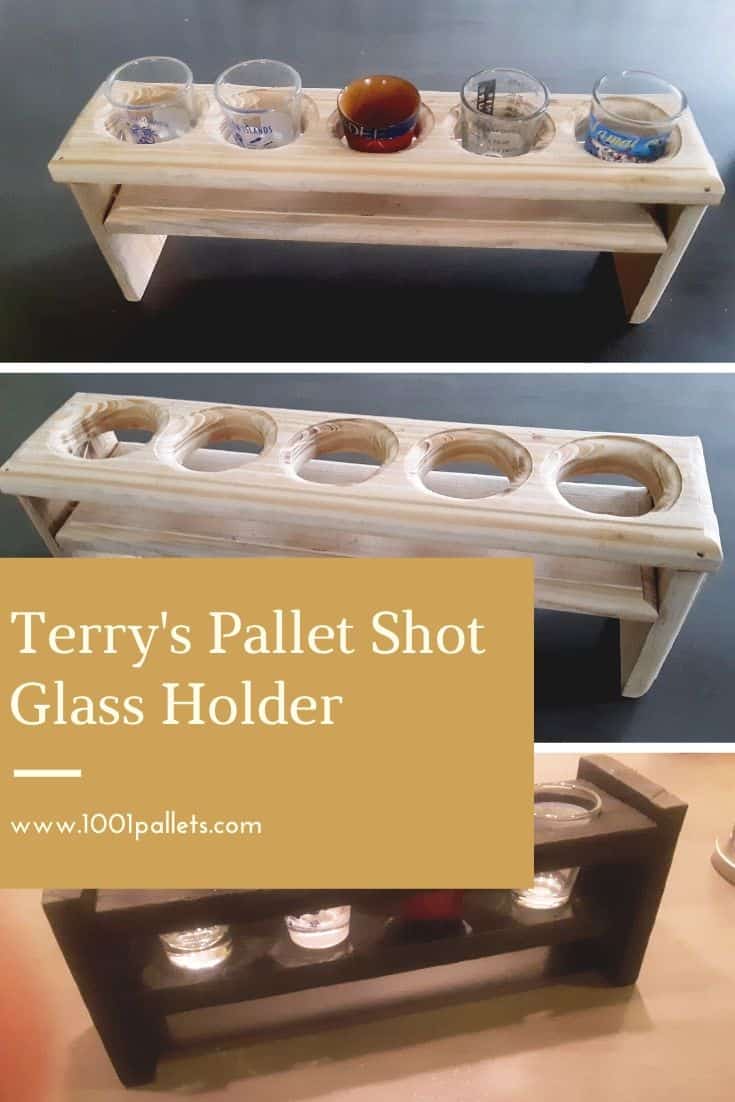Terry's Pallet Shot Glass Holder • 1001 Pallets