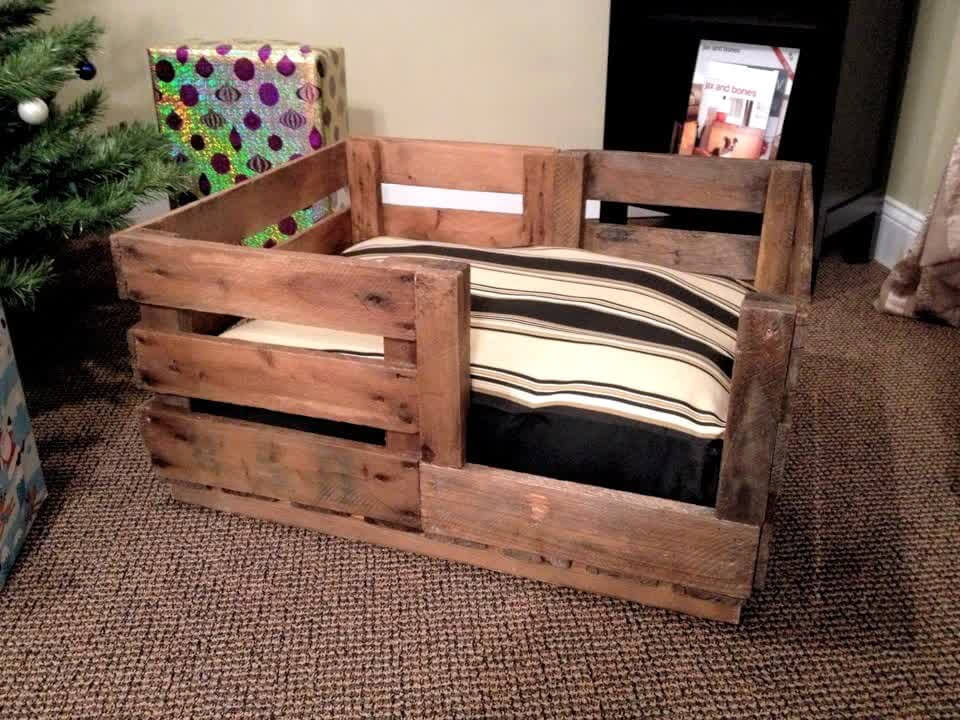 40 Diy Pallet Dog Bed Ideas 1001 Pallets