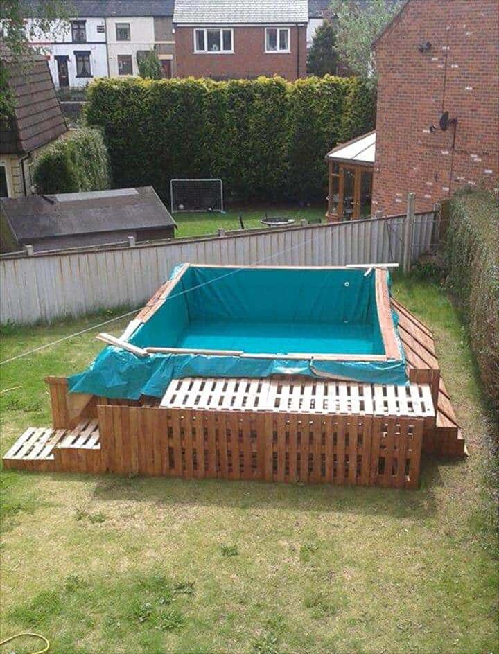 cost-effective pallet outdoor swimming pool