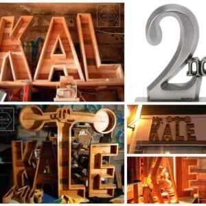 1001Pallets Contest 2nd Place: Restaurant/Bar Letters 1