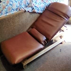 Finished project - with upholstery installed.