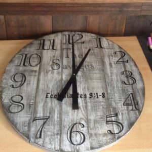 Custom Pallet Wall Clock