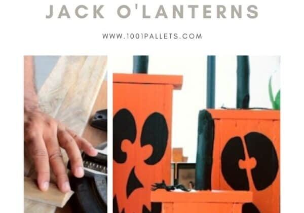 Halloween Pallet Jack O'lanterns