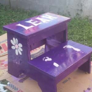 Handy, Adorable Children's Pallet Step Stool
