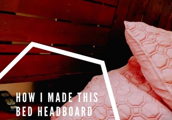 Bed headboard Out Of Pallets