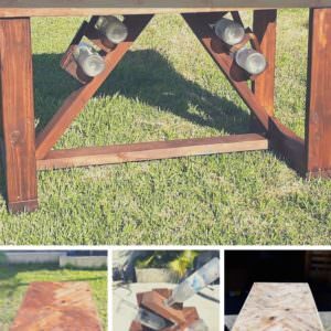 How I Made This Pallet Pub Table- The Wine A Little