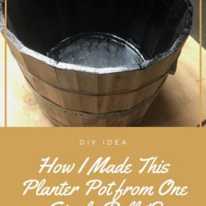 How I Made This Planter Pot from One Single Pallet
