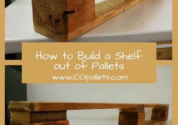 How to Build a Shelf out of Pallets