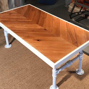 Industrial Chevron Pallet Coffee Table