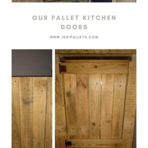 Our Pallet Kitchen Doors