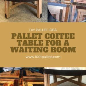 Pallet Coffee Table For a Waiting Room