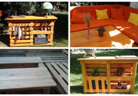 Pallet garden set 1