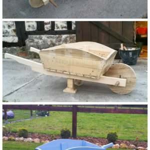pallet wheelbarrow