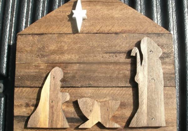 Pallet Wood Christmas Nativity