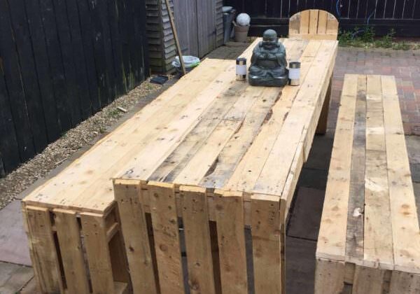 1001pallets.com-patio-table-and-bench-seats1