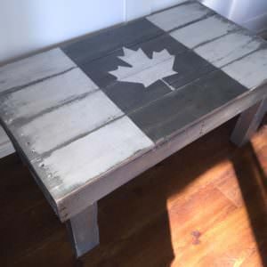 1001pallets.com-rustic-canada-flag-coffee-table