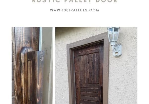Rustic Pallet Door