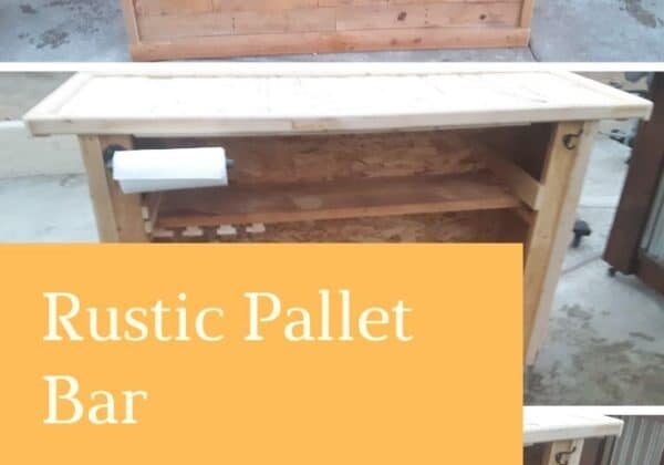 Rustic Pallet Bar