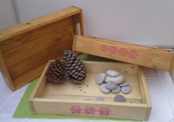 Simple Elegant Pallet Serving Tray