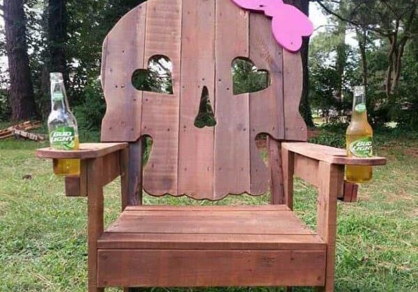 Here's a gift that keeps on giving - make her a special chair that shows her sweet and naughty side!