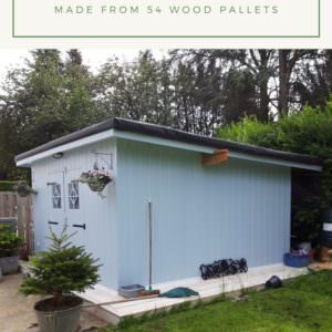 Upcycled Pallet Shed