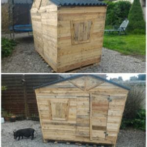 kids-pallet-playhouse